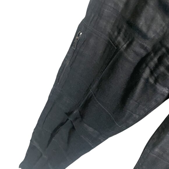 Vince Womens Black Jogger Pants Size 0 Cropped Lightweight Tapered - Picture 6 of 7